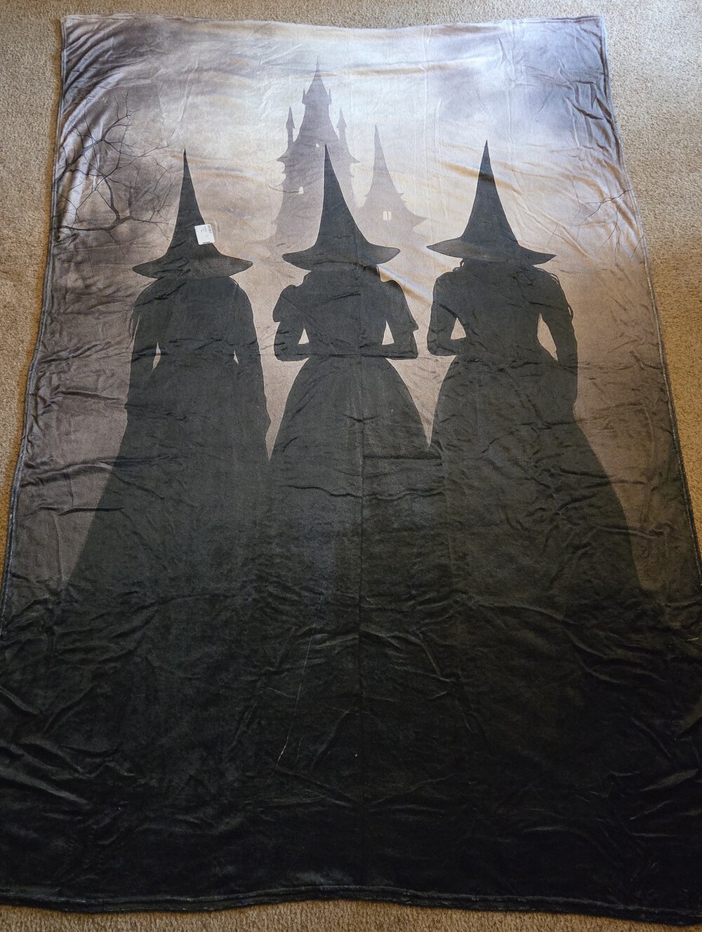 Midnight Coven Super Soft Plush Throw Blanket 56" x 86" Gothic Aesthetic